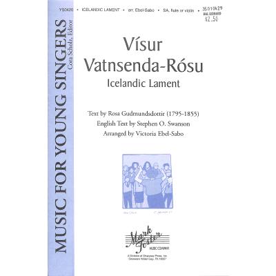 0747510055891 - Islandic lament | Visur vatnsenda rosu