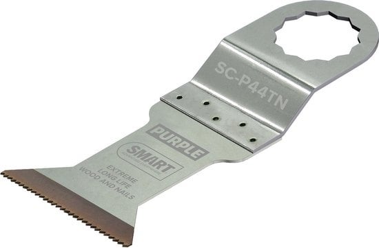 0748079734890 - SMART Blades Supercut & Vecturo Purple - Multitool Sägeblatt Bi-Metall - 41x51mm - 10 Stück