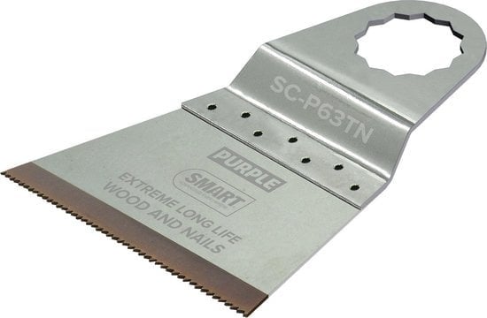 0748079734906 - SMART Blades Supercut & Vecturo Purple - Multitool Sägeblatt Bi-Metall - 41x51mm