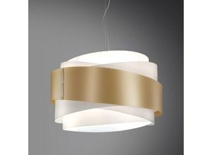 0748323548495 - Linea Zero - bea Pendelleuchte drei Lichter Gold Durchmesser 60x h38 cm