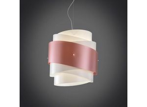 0748323548631 - Linea Zero - bea Pendelleuchte ein Licht Rosa Durchmesser 40x H39 cm