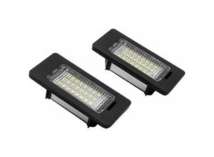 0749655502964 - Qiedie - 2 LED-Kennzeichenleuchten für A1  A4 B8 S4  A5 S5  Q5 s tt