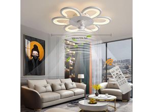 0749767388777 - Gojoy - Deckenventilator mit Beleuchtung Licht Fernbedienung Deckenlampe Wohnzimmer led