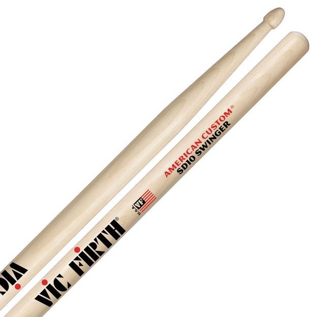 0750795000104 - Vic-Firth - SD10 Swinger Sticks American Custom Wood Tip