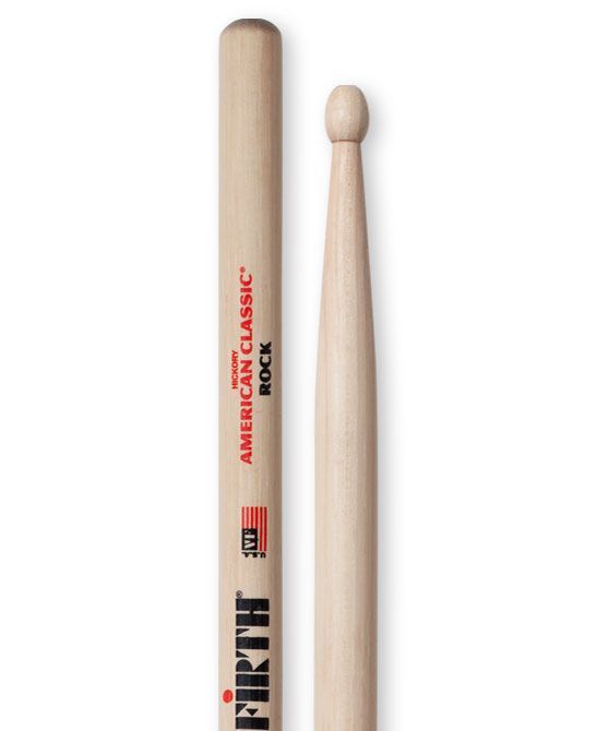 0750795000319 - VIC FIRTH ROCK Drumsticks American Classic Serie Hickory