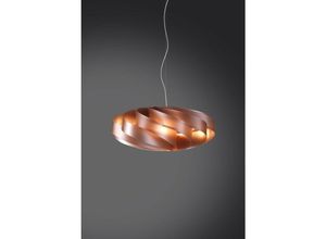 0750958218490 - Linea Zero - Flache Pendelleuchte 3-flammig Kupfer 70x70xh34 cm