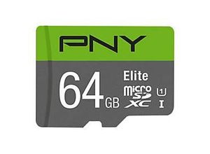 0751492593753 - PNY Elite - Flash-Speicherkarte - 64 GB - UHS-I U1   Class10 - microSDXC UHS-I