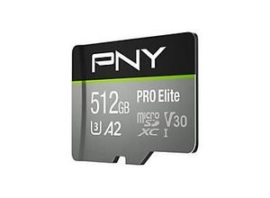 0751492623580 - Technologies SD MicroSD XC Card 512GB Pro Elite R100MB s W90MB s reta P-SDUX512U3100PRO-GE