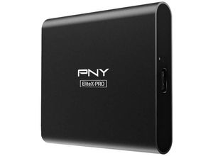 0751492659251 - PNY EliteX-PRO 500 GB Externe SSD USB-C® USB 32 (Gen 2x2) Schwarz PSD0CS2260-500-RB