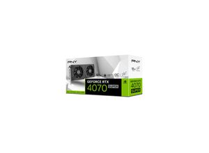 0751492786414 - PNY Grafikkarte Nvidia GeForce RTX 4070 Super LED OC 12 GB GDDR6X-RAM PCIe x16 HDMI® DisplayPort NVIDIA G-Sync Übertaktet   Overclocked