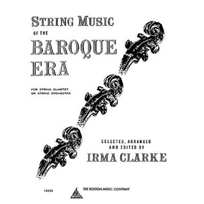 0752187433101 - String music Baroque era string orchestra