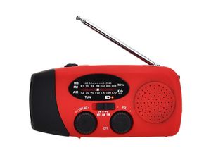 0752874977338 - - Tragbares Radio mit Leselicht Taschenlampe am fm NOAA-Wetter-Powerbank für Solar-Kurbel-Taschenradio