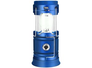 0753004051874 - Outdoor-Camping-Laterne USB wiederaufladbar solarbetrieben Handy-Licht tragbar faltbar LED blau [Campinglampe + 18650 Lithium-Akku + USB-Kabel 0753004051874 - Outdoor-Camping-Laterne USB wiederaufladbar solarbetrieben Handy-Licht tragbar faltbar LED blau [Campinglampe + 18650 Lithium-Akku + USB-Kabel