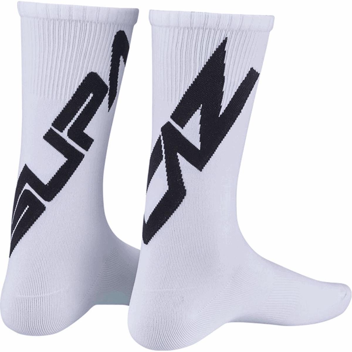 0753068720938 - Supasox Twisted S Weiße Socken - 100% Nylon Atmungsaktiv und Bequem