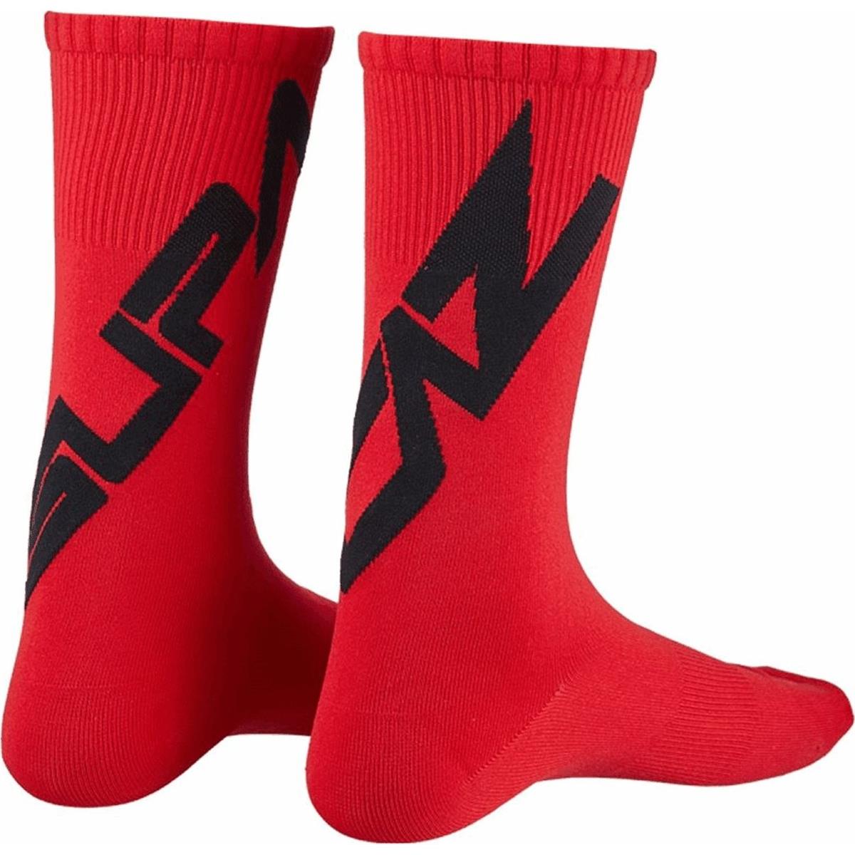 0753068720990 - Atmungsaktive SUPASOX TWISTED Rote Socken aus Nylon - Größe S Komfort und Stil