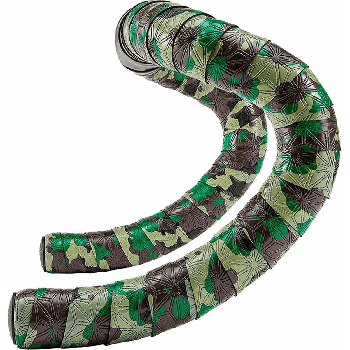 0753068722185 - Gravel Lenkerband Super Sticky Kush Camo mit schwarzem Aluminiumstopfen