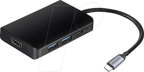 0753263076762 - CFT DSC-501 - USB 30 Hub 5 Port USB-C zu 1x USB C 2x USB A 1x HDMI 1x PD