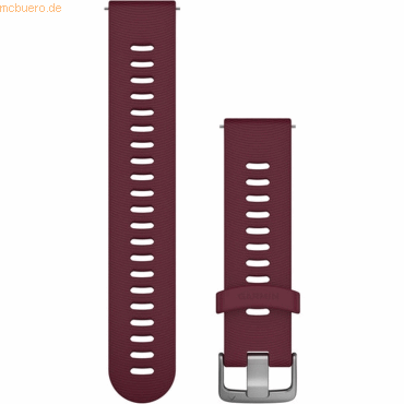 0753759198947 - Ersatzarmband 20mm Silikon Kirschrot