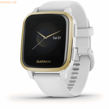 0753759260668 - Pulsuhr   Tracker Smartwatch Unisex Venu Sq Weiß Weißgold 010-02427-11 1 St