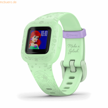 0753759263607 - vivofit jr 3 - Disney The Little Mermaid - Aktivitätsmesser mit Band - Silikon - grün - Bandgröße 130-175 mm - Bluetooth - 25 g (010-02441-13)