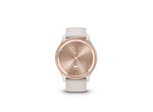 0753759309435 - Fitnessuhr GARMIN VIVOMOVE TREND Smartwatches beige (creme perlgold) Fitness-Tracker