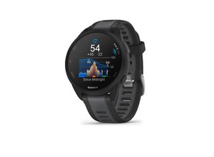 0753759326593 - Smartwatch GARMIN Forerunner 165 Smartwatches schwarz (schwarz schiefergrau) Fitness-Tracker smarte Laufuhr Coach Tracknavigation Wettkampfkalender