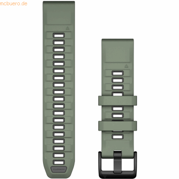 0753759338978 - Ersatzarmband QuickFit 22mm Silikon Weidengrün Graphit