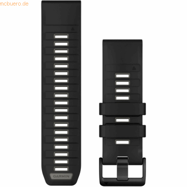 0753759339005 - Ersatzarmband QuickFit 26mm Silikon Schwarz Kieselgrau