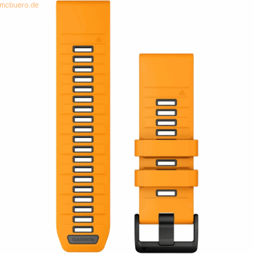 0753759339012 - QuickFit-Armband 26 mm Silikon Spark Orange Graphit