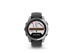 0753759341336 - Smartwatch GARMIN fenix E - 47 mm Smartwatches schwarz (schwarz silber)