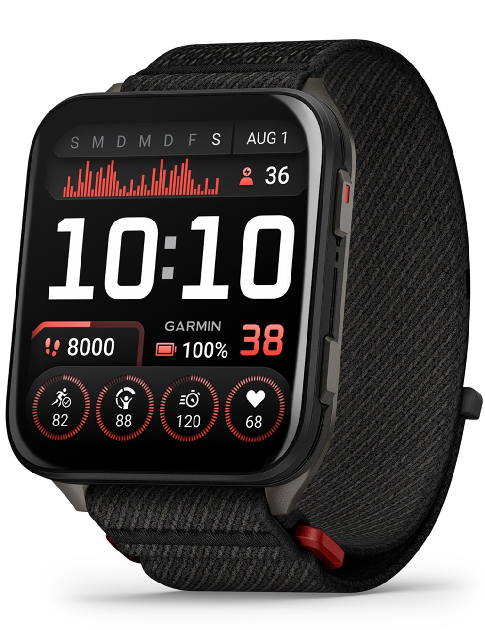 0753759342760 - 010-02980-02 Venu X1 GPS Smartwatch Schwarz