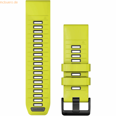 0753759344146 - Ersatzarmband QuickFit 26mm Silikon Amp Yellow Graphit