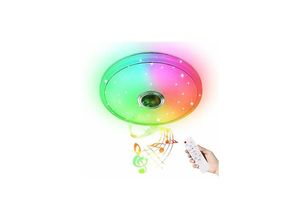 0754080630465 - Deckenlampe 48W LED Deckenleuchte Flach RGB Dimmbar mit Fernsteuerung oder i-link APP-Steuerung Lampe Decke Einstellbare Deckenleuchten Sternenhimmel