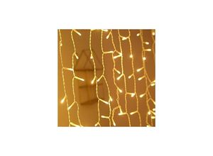 0754080631622 - Naizy - Lichterkette 10m 400LEDs Eisregen Lichterkette Warmweiß Lichtervorhang mit 8 Leuchtmodi Speicherfunktion Lichtervorhang IP44 Wasserdicht