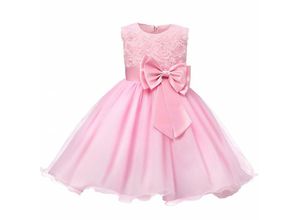 0754495586289 - Northix - Abendkleid mit Schleife und Blumen - Rosa (140)