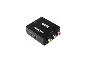 0754495600220 - HDMI-zu-AV-Videokonverter-Adapter – Schwarz