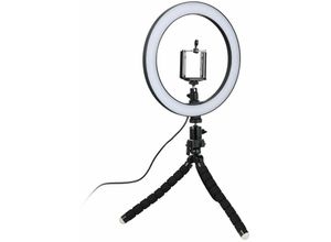 0754495611202 - Northix - Selfie Lampe Ringlicht (26 cm) mit formbarem Stativ