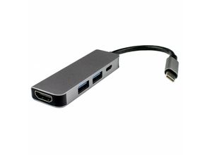 0754495618829 - Northix - usb-c 4-in-1 Adapter