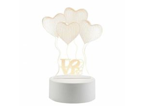 0754495619703 - Northix - 3D led Lampe - Luftballons