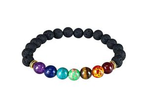 0754495632160 - Chakra-Armband mit Golddetails