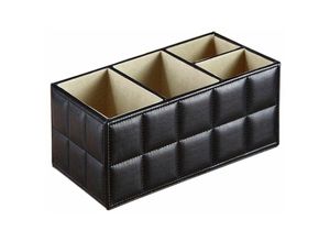 0754495640851 - Northix - Organizer-Box aus PU-Leder Schwarz