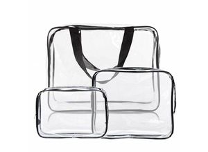 0754495666868 - Northix - Transparent schminktasche 3-pack