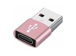 0754495670551 - Northix - Kabelloser USB-C-auf-USB-A-Adapter – Pink