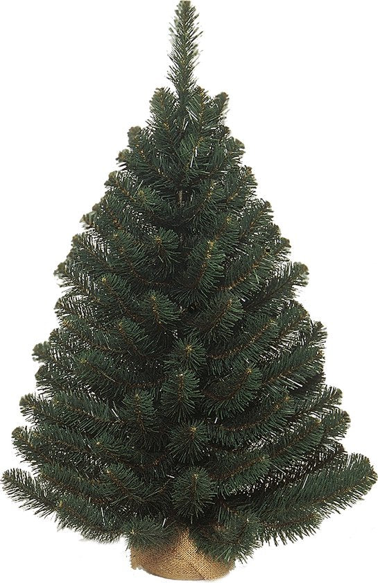 0756770057279 - Alpine Künstlicher Weihnachtsbaum aus Jute - H90 x Ø66 cm - Grün