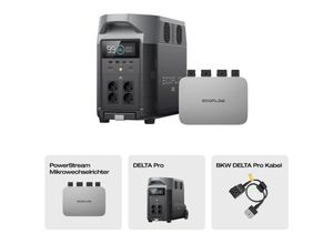 0756893004044 - ECOFLOW Micro Inverter 800W Kit - BUNDLE DELTA Pro Extra Battery