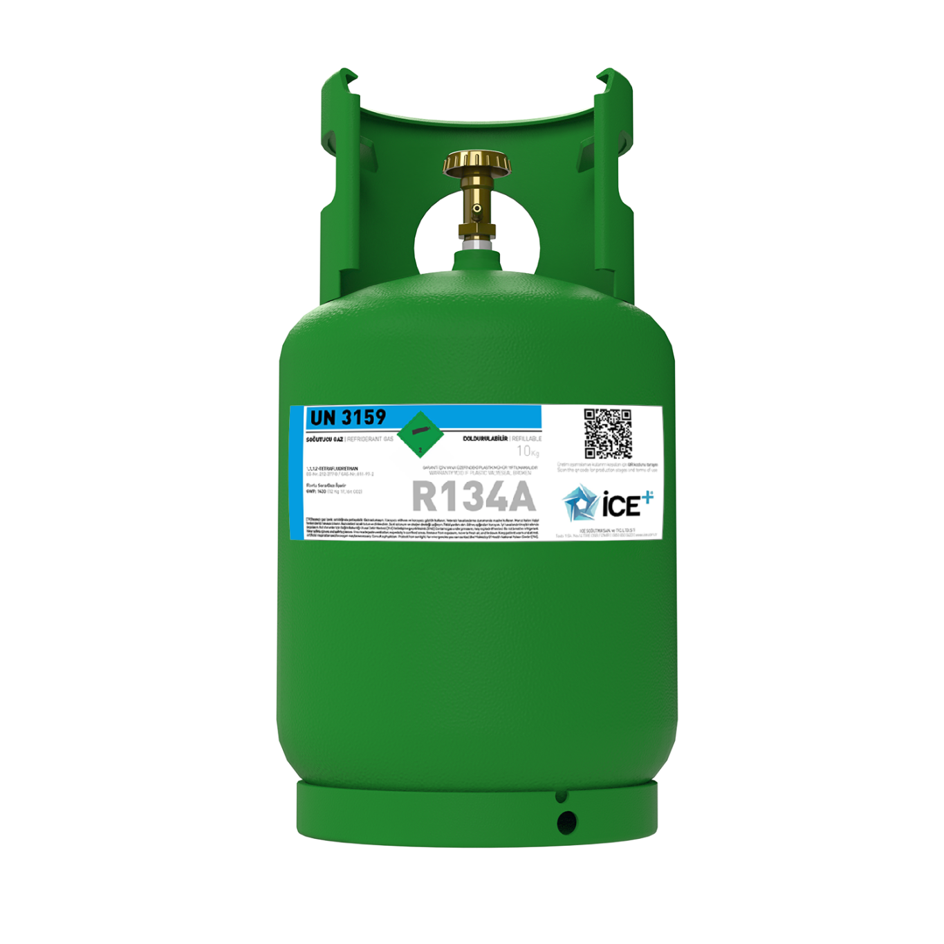 0757090912026 - R134A air conditioning gas refrigerant filling weight 12 kg rechargeable cylinder 1 4 connection 0757090912026 - R134A air conditioning gas refrigerant filling weight 12 kg rechargeable cylinder 1 4 connection