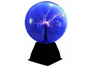 0757277572449 - Goeco - Plasmakugel Plasma ball 5 Zoll Magic Plasmalampe Globe Statische Lampe Touch Sound Sensitive Plasma Ball 220V Blaulicht