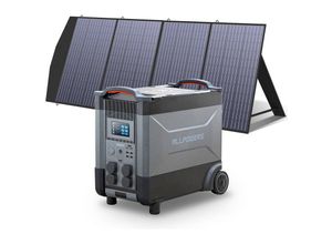 0758287345085 - Allpowers - Home Battery Power Station LiFePO4 3600Wh Voice Control With 200W Solar Panel For Home Backup Outdoor R4000