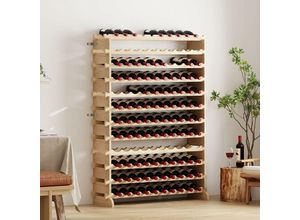 0758355367421 - soges Flaschenregal Weinregal Stapelbares Weinregale 12-Tier Weinlagerung für 120 Flaschen Weinständer Flaschenständer Weinlagerschrank aus Holz 110