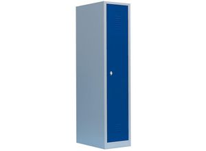 0759119998738 - Lüllmann - Steelboxx Spind Schrank Spint 1er Umkleide Stahl Kleiderschränke Gaderobenschrank 515111 blau 180 x 415 x 50cm - blau